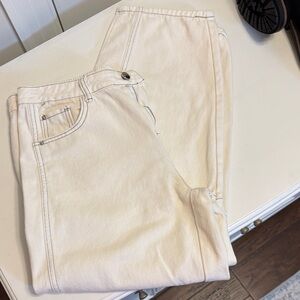 Buckley Women's Cream Barrell Jeans